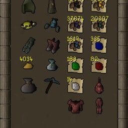 HCIM / ハードコア・アイアンマン / LV 3 Pure Skiller / 99 Mining / Full Prospector コスチューム / 59M Bank value / クリスマスイベント / 100% ハンドトレーニング / 未登録メール! 1